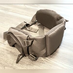 Tactical Padded Waist Bag Belt Coyote 2 Pocket Adjustable Strap Hunting Sport